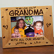 96321 - All Our Hearts Personalized Wood Picture Frame