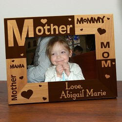 All About Mom Personalized Frame