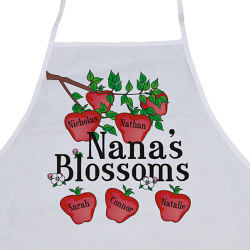 Blossoms Personalized Apron