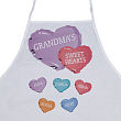 Candy Hearts Personalized Apron 80177