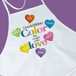 Color The World Personalized Apron  
