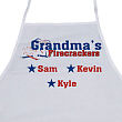 84977 - Firecrackers Personalized Apron