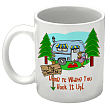 219320 - Home Is Where You Hook It Up Personalized Coffee Mug
