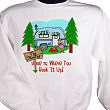 51932X - Home is Where You Hook It Up Personalized Sweatshirt