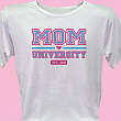 Mom University Personalized Scoop-Neck T-Shirt 912757X