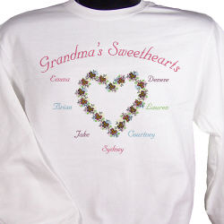 My Sweethearts Personalized Sweatshirt