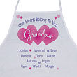 Our Hearts Belong To Personalized Apron