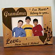 92051 - Our Hearts Belong To You Personalized Wood Picture Frame