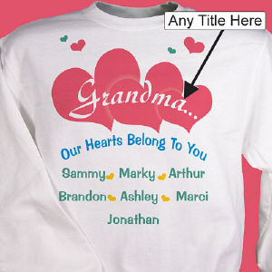 Our Hearts Personalized Sweatshirt