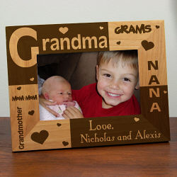 Personalized Grandma Frame - all about Grandma