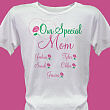 91417X - Personalized Mother's Day T-shirt Our Special Mom Scoop Neck