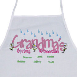 Spring Blossoms Personalized Apron