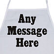 Standard Message Personalized Apron 80537