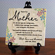 63122282 - Thank You Mom Personalized Tumbled Stone Plaque 