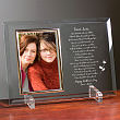 To My Daughter Personalized Mother's Day Frame - Beveled Glass Picture Frame 8522298
