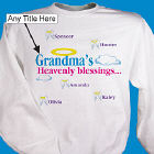 51639X - Heavenly Blessings Personalized Sweatshirt