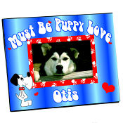Must Be Puppy Love Printed Picture Frame