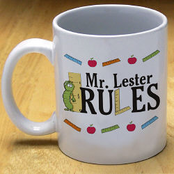 My Teacher Rules Coffee Mug