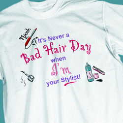 Never A Bad Hair Day T-Shirt