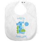 Baby Boy's 1st Birthday Baby Bib