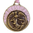 Baby Girl's Guardian Angel Crib Medallion