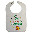 My 1st Christmas Personalized Baby Bib
