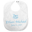 New Baby Boy Personalized Rocking Horse Baby Bib
