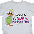 Under ProDUCKtion Personalized Maternity T-shirt