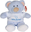 8314141 - New Baby Boy Pacifier Blue Personalized ©Ty Inc. "Baby Blue" Teddy Bear