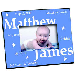 New Baby Boy Printed Frame