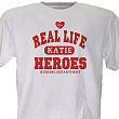 Real Life Heroes -  Personalized Nurse T-Shirt 32679X