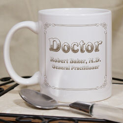 Personalized Doctor Coffee Mug