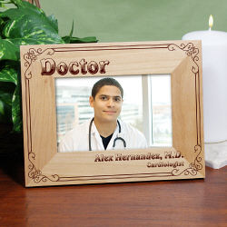 Personalized Doctor Wood Picture Frame