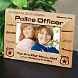 Personalized Police Officer Wood Picture Frame 927741