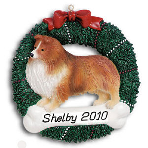 Shetland Sheepdog Pet Ornament
