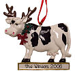 Christmas Cow Personalized Ornament