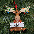 825223 - Christmas Moose Personalized Ornament  