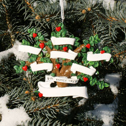 Non Personalized Family Tree Ornament