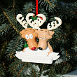 Non Personalized Reindeer Couple Ornament 84653NP