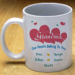 24460 - Our Hearts Personalized Ceramic Coffee Mug
