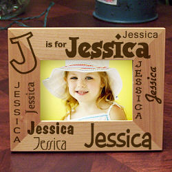 Personalized Name Frame - A is for... Design