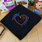 Embroidered Rescued and Well Rested Pet Blanket