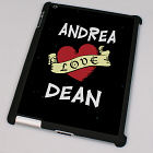 Personalized Love Banner iPad 3 Case