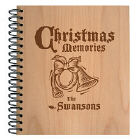 Holiday Memories Personalized Wood Photo Album