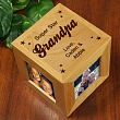 424074 - Super Star Grandpa Photo Cube 