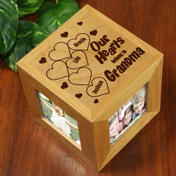 Our Hearts Belong To Photo Cube