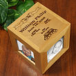 Personalized Baby Photo Cube - In the Beginning Design 419214