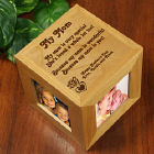Personalized Mothers Day Photo Cube - Because My Mom is you