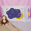 Now, I Lay Me Down Prayer Pillowcase