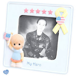 My Hero - Girl Precious Moments Picture Frame